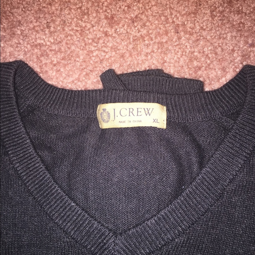 JCREW: sweater. XL. Dark blue/ grey. Like new
